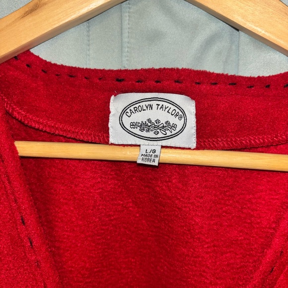 Carolyn Taylor Red Knit Vest - Picture 4 of 7